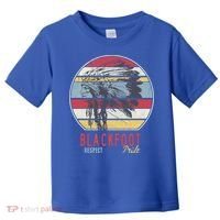 Blackfoot Native American Indian Tribe Respect Pride Retro Funny Gift Toddler T-Shirt thumb 0