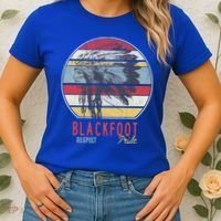 Blackfoot Native American Indian Tribe Respect Pride Retro Funny Gift Women's T-Shirt thumb 2