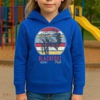 Blackfoot Native American Indian Tribe Respect Pride Retro Funny Gift Kids Hoodie thumb 3