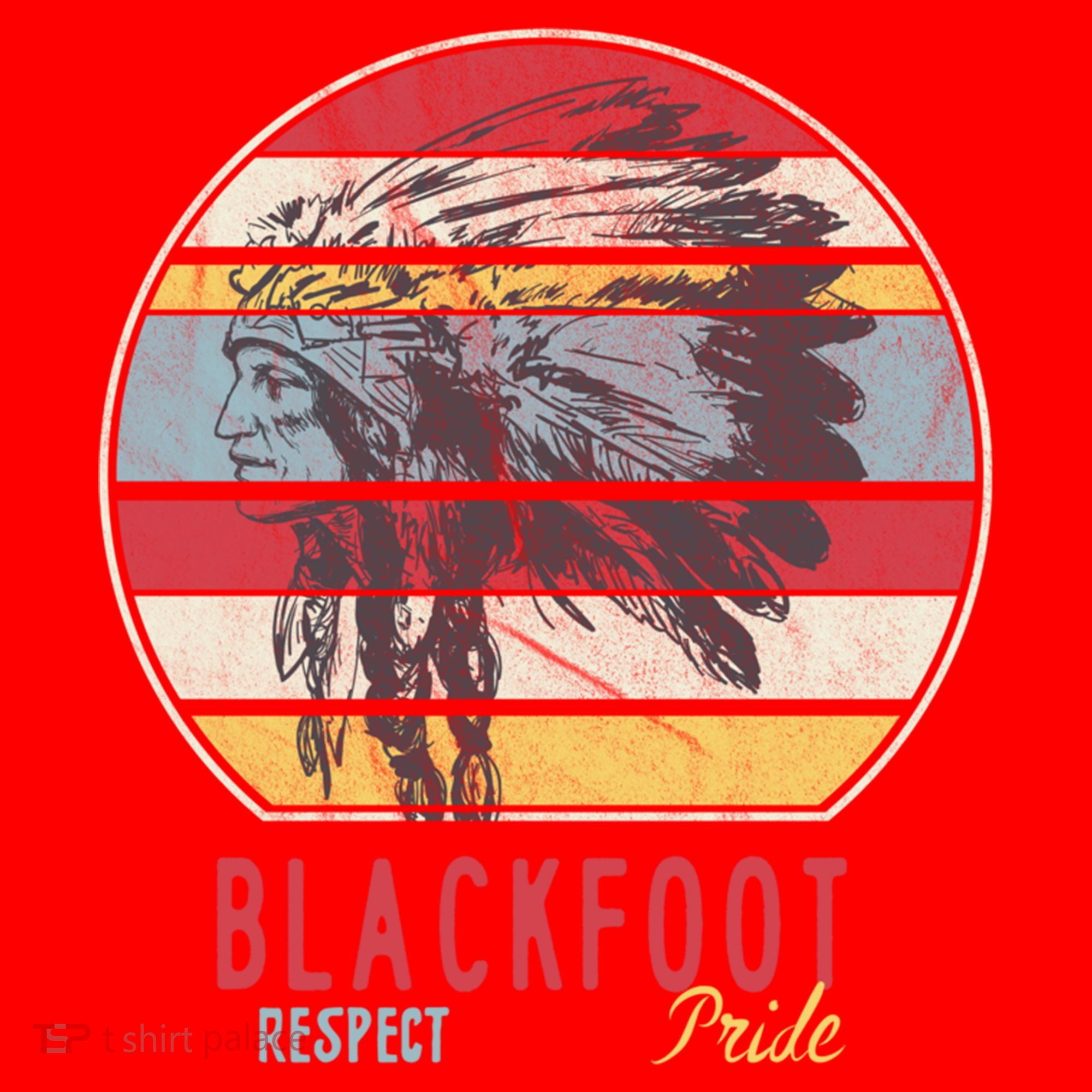 Blackfoot Native American Indian Tribe Respect Pride Retro Funny Gift Santa Hat