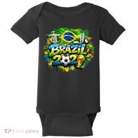 BRAZIL North America Soccer Tournament 2026 Baby Bodysuit thumb 0