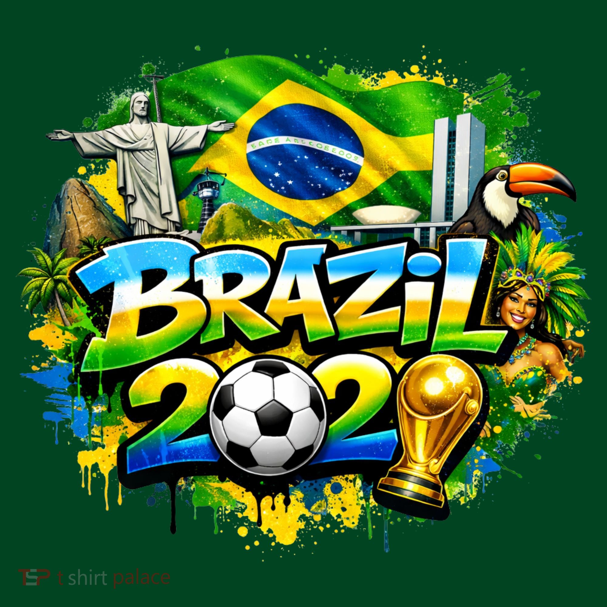 BRAZIL North America Soccer Tournament 2026 Hoodie
