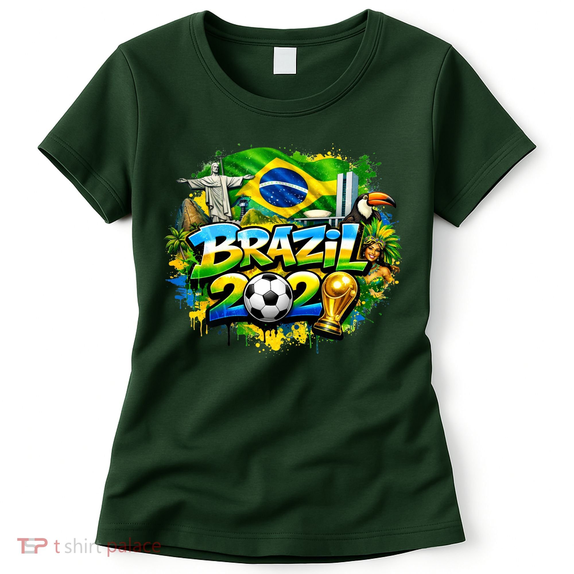 BRAZIL North America Soccer Tournament 2026 Women's T-Shirt