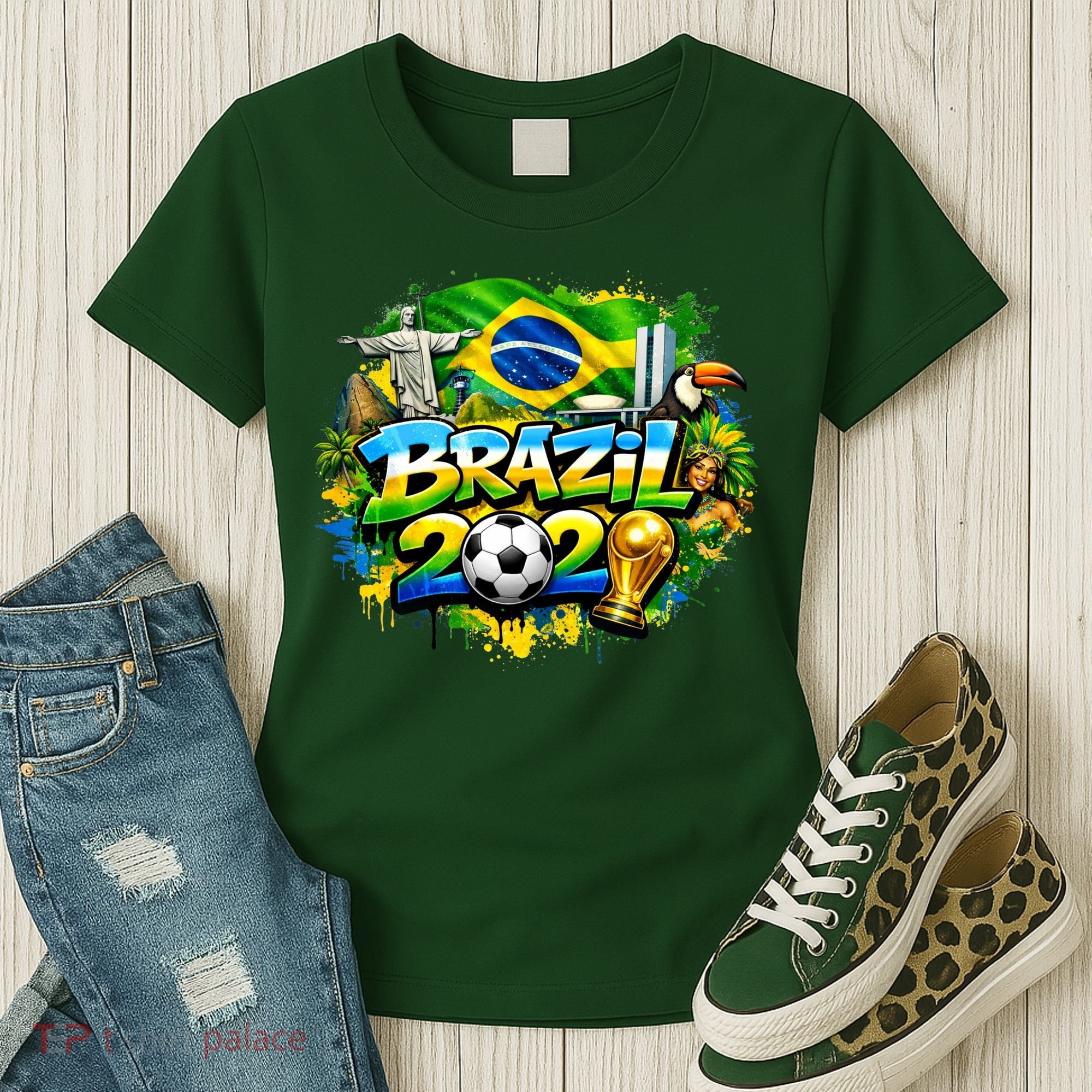 BRAZIL North America Soccer Tournament 2026 Women's T-Shirt