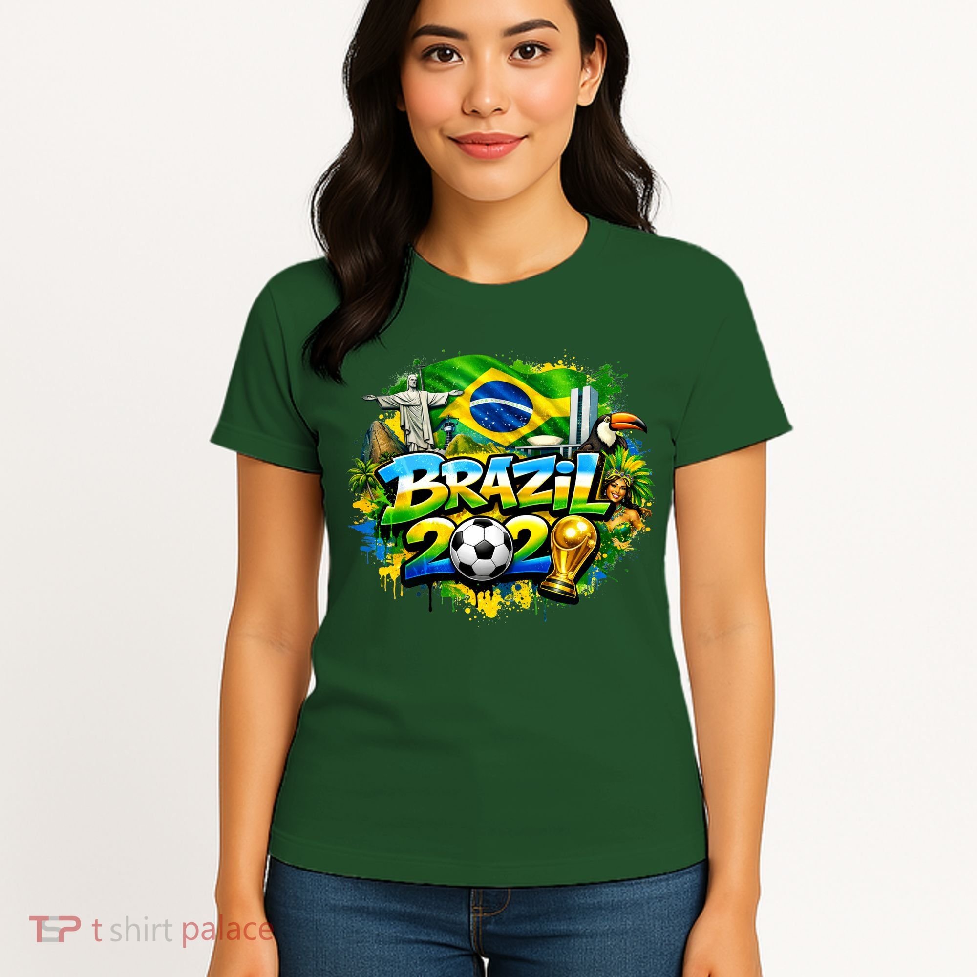BRAZIL North America Soccer Tournament 2026 Women's T-Shirt