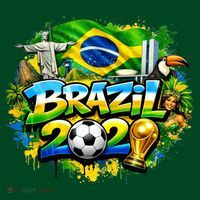 BRAZIL North America Soccer Tournament 2026 Women's T-Shirt thumb 6