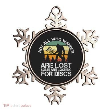 Bigfoot Not All Who Wander Are Lost Some Looking For Discs Ornament