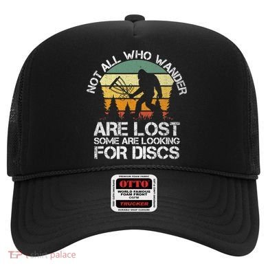 Bigfoot Not All Who Wander Are Lost Some Looking For Discs Hat