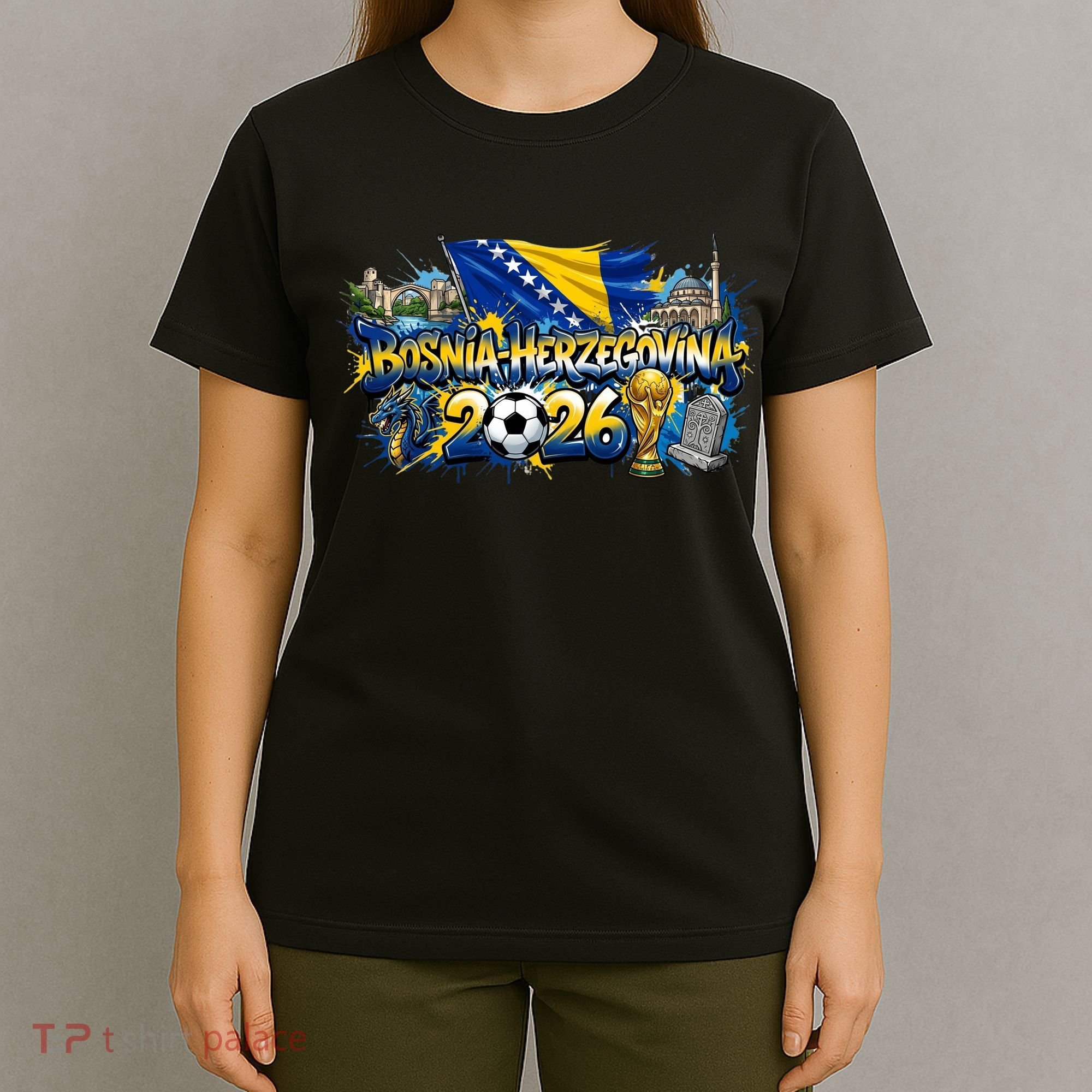 BOSNIA North America Soccer Tournament 2026 T-Shirt