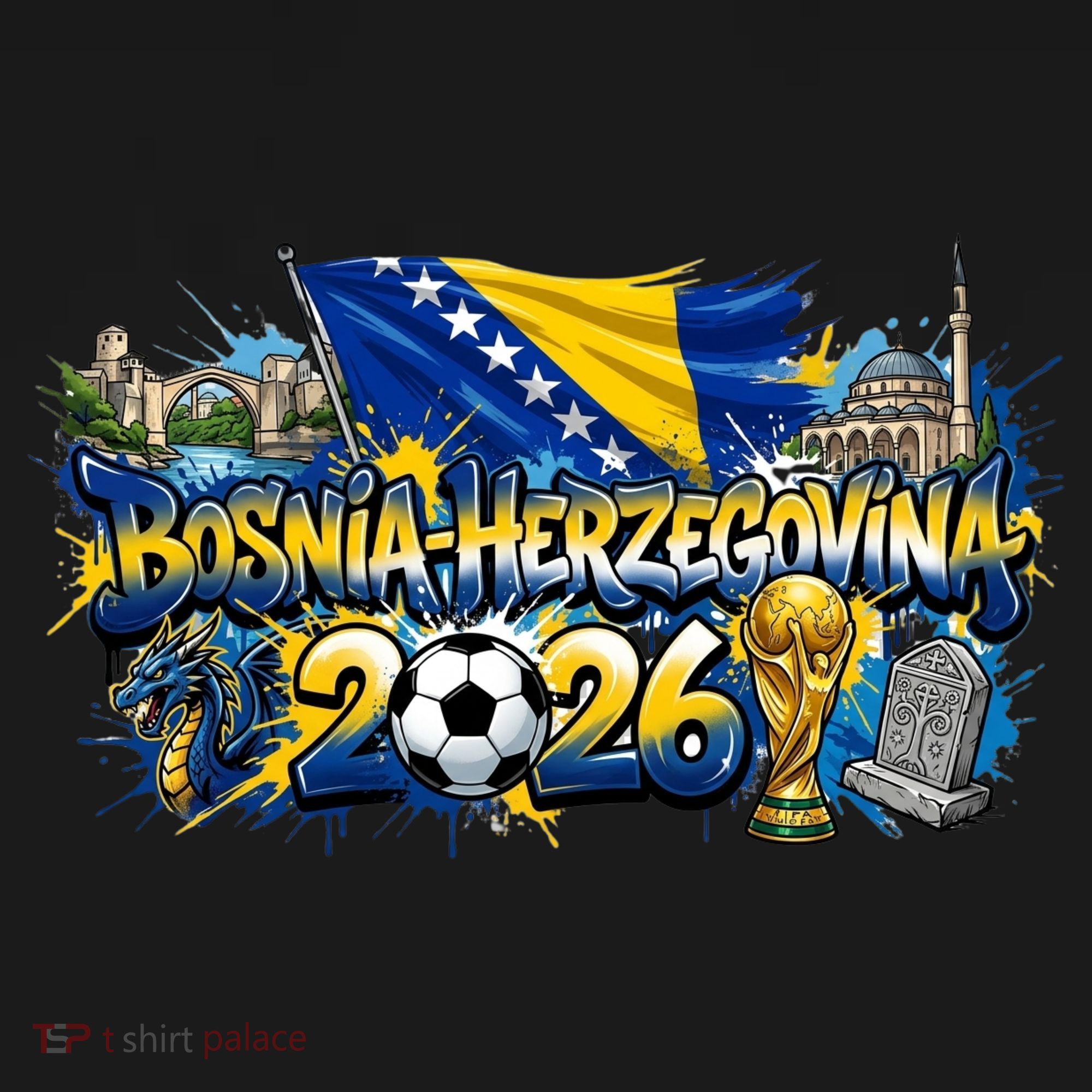 BOSNIA North America Soccer Tournament 2026 Women's Hoodie