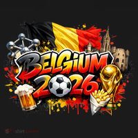 BELGIUM North America Soccer Tournament 2026 Hoodie thumb 2
