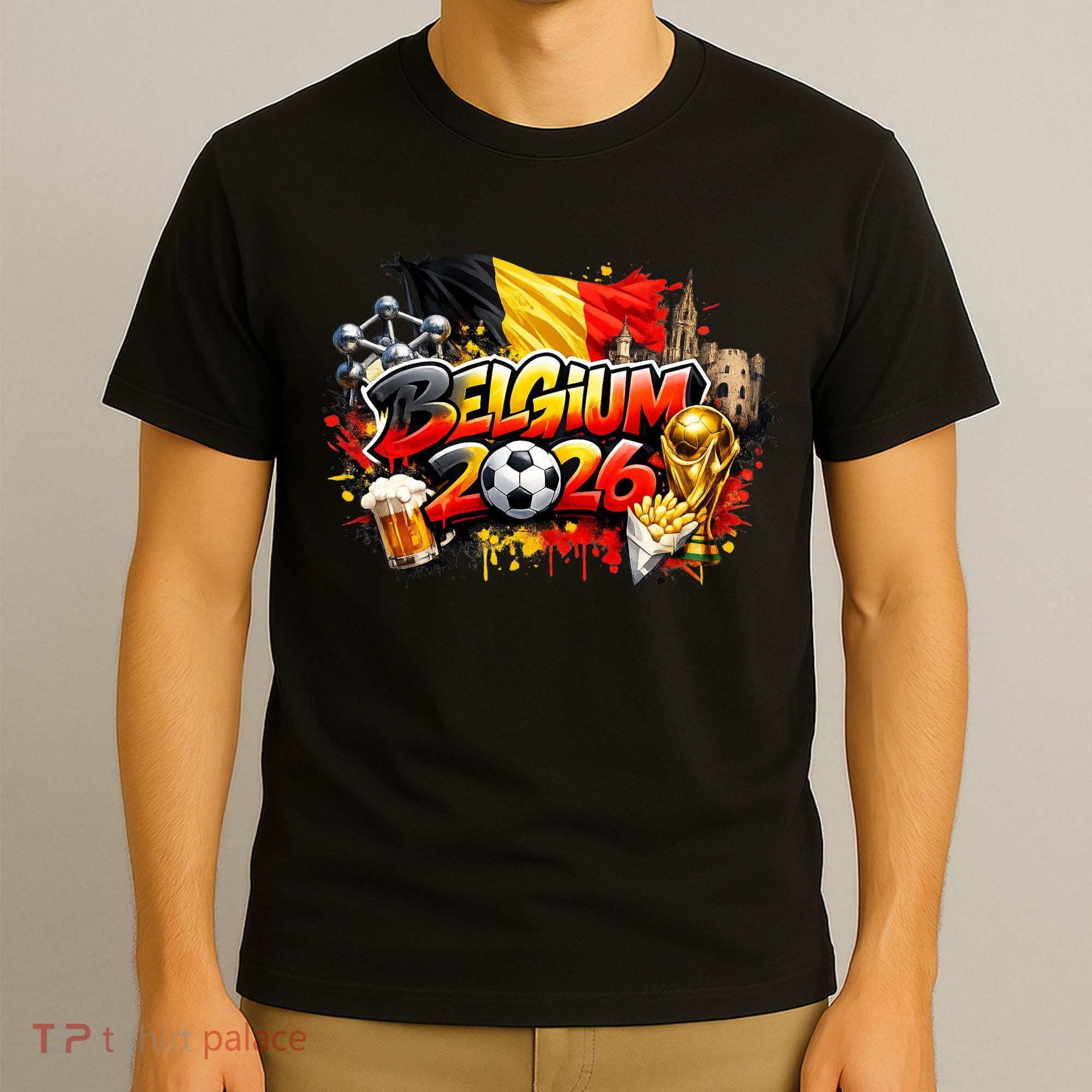 BELGIUM North America Soccer Tournament 2026 T-Shirt