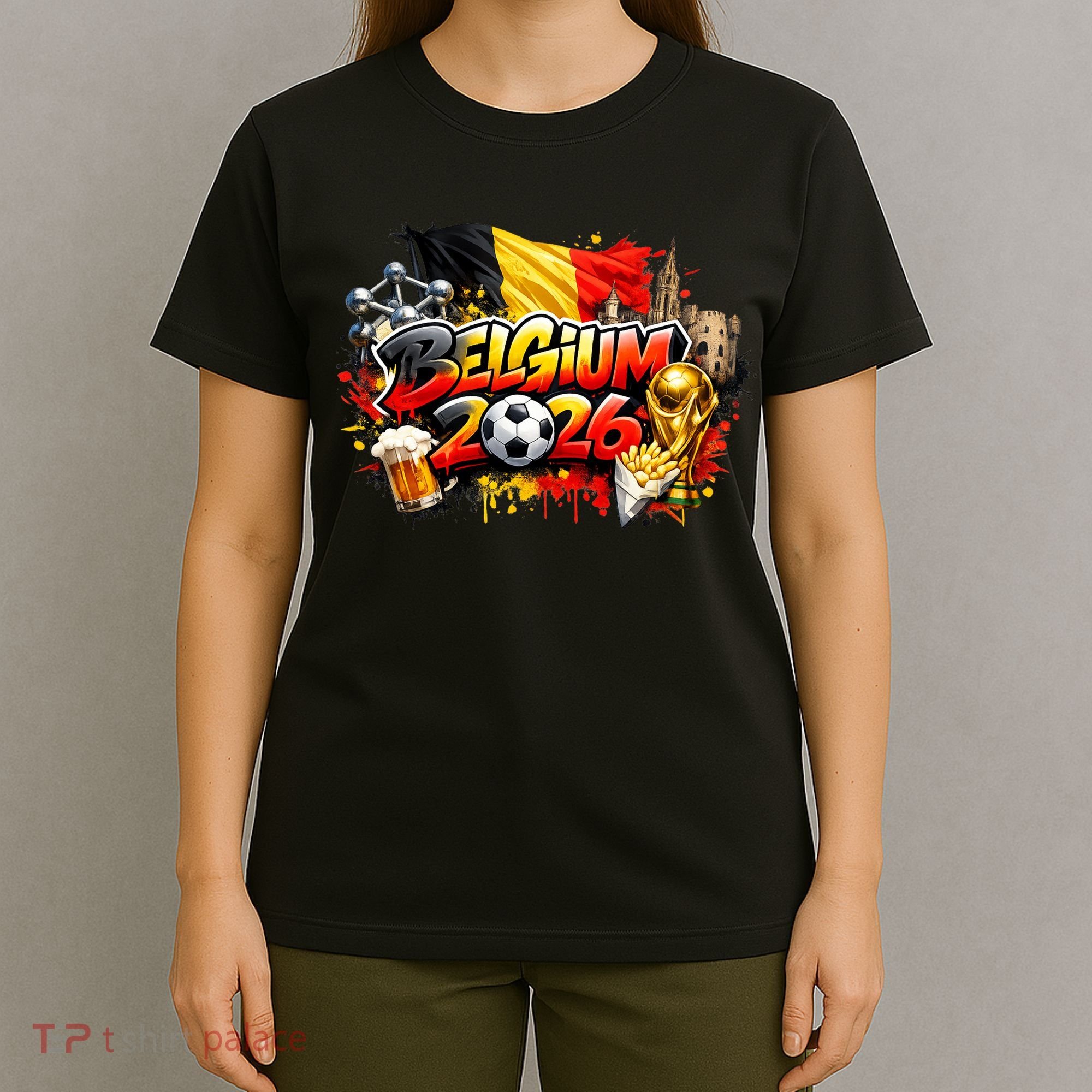 BELGIUM North America Soccer Tournament 2026 T-Shirt