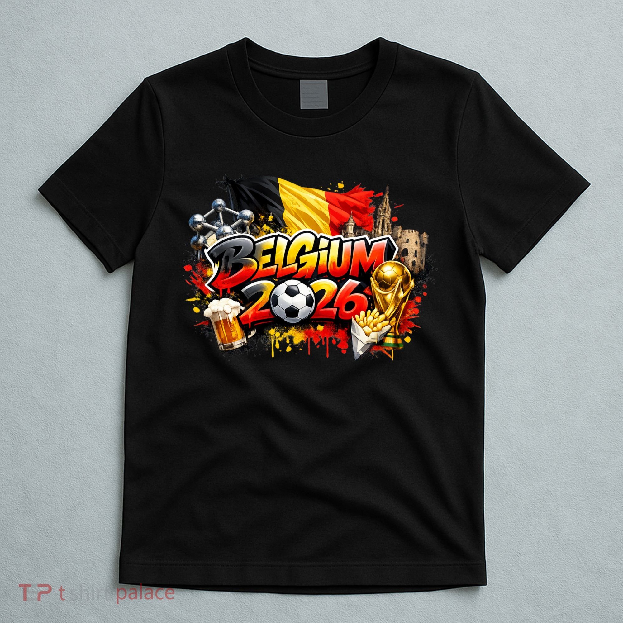 BELGIUM North America Soccer Tournament 2026 T-Shirt
