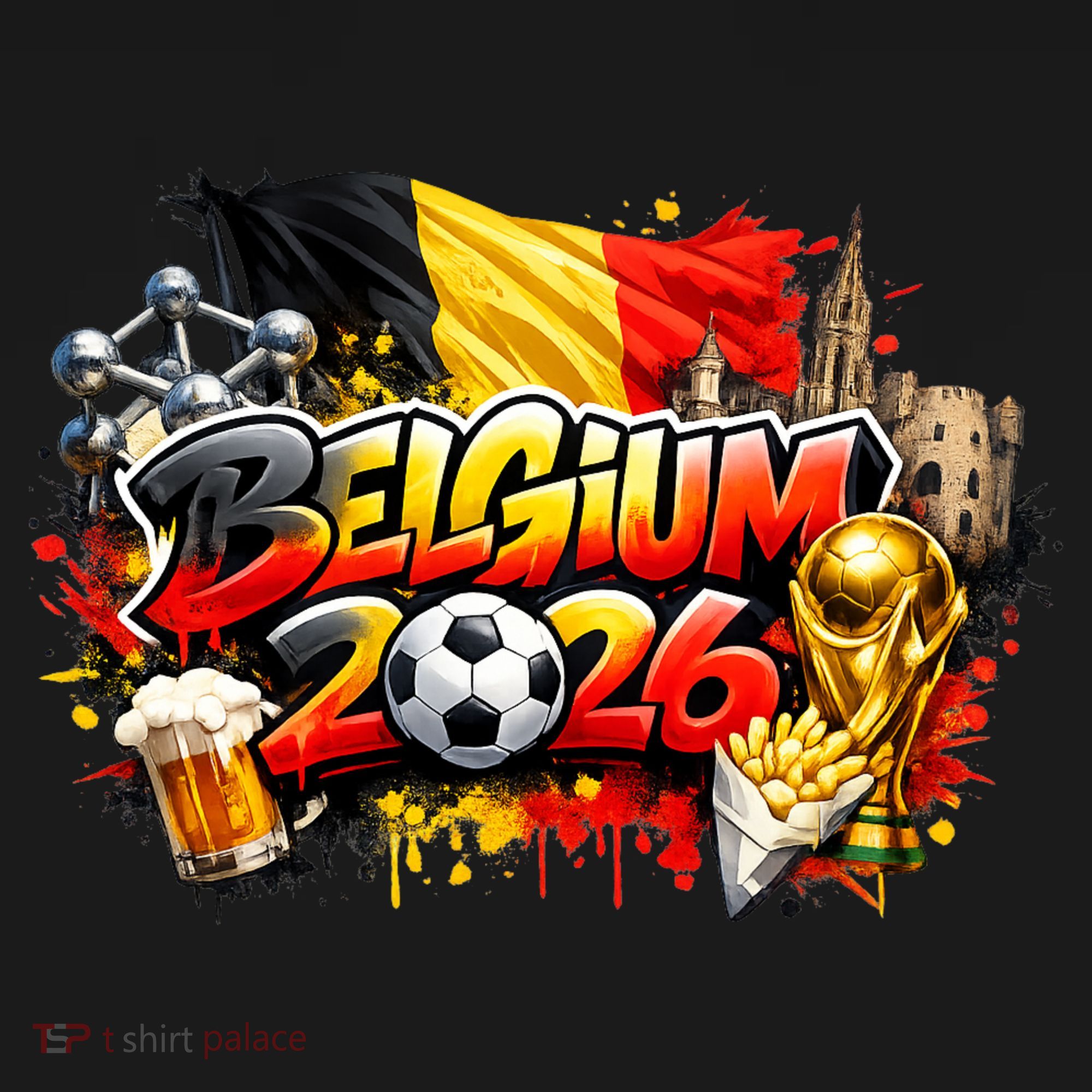BELGIUM North America Soccer Tournament 2026 Women's Hoodie