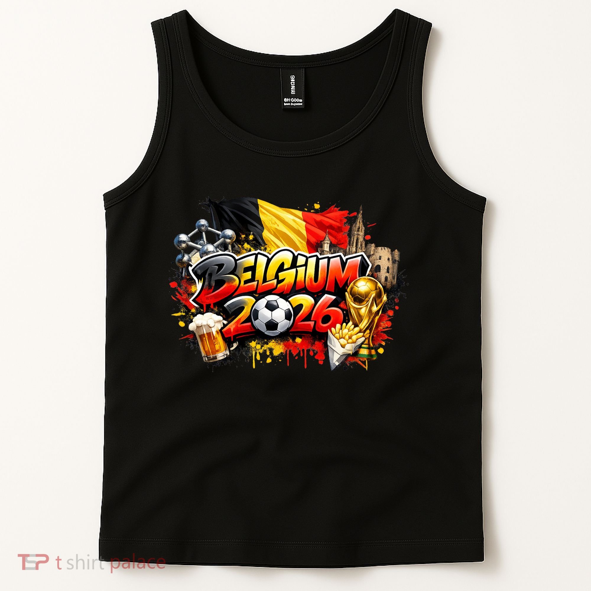 BELGIUM North America Soccer Tournament 2026 Tank Top