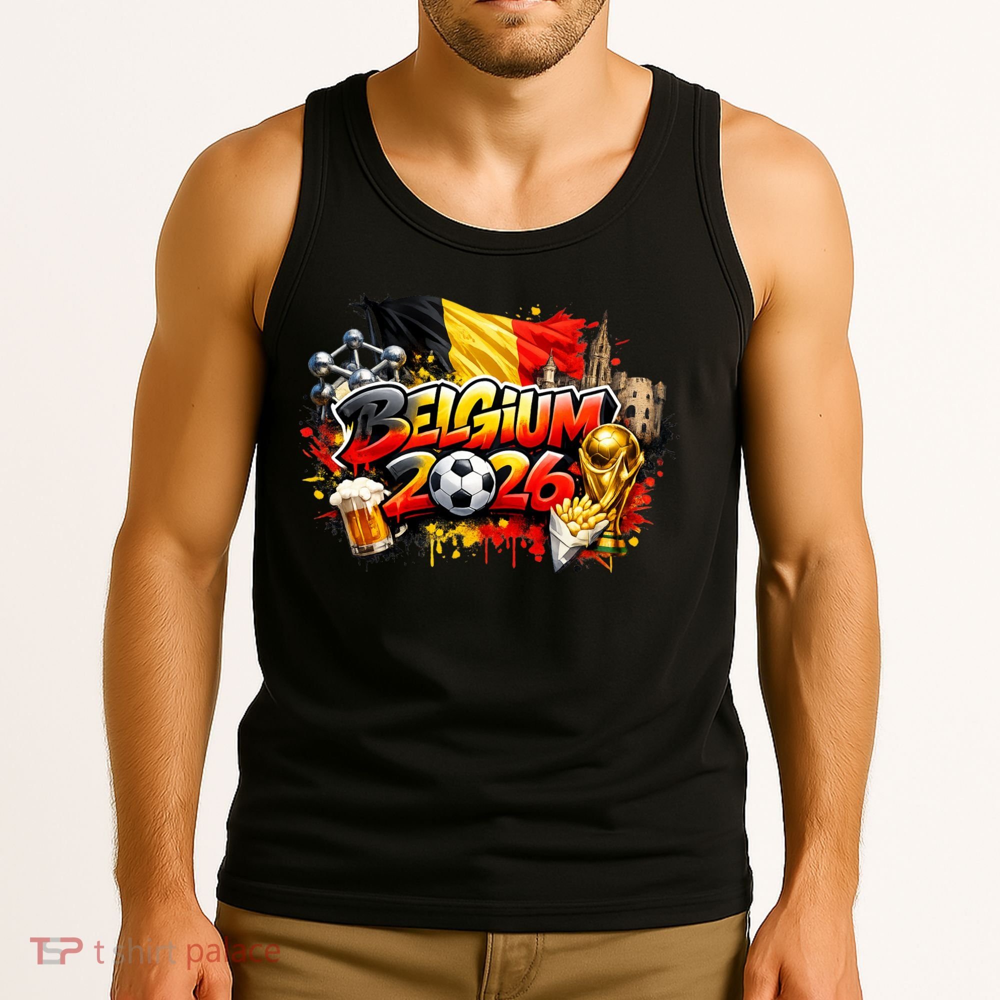 BELGIUM North America Soccer Tournament 2026 Tank Top