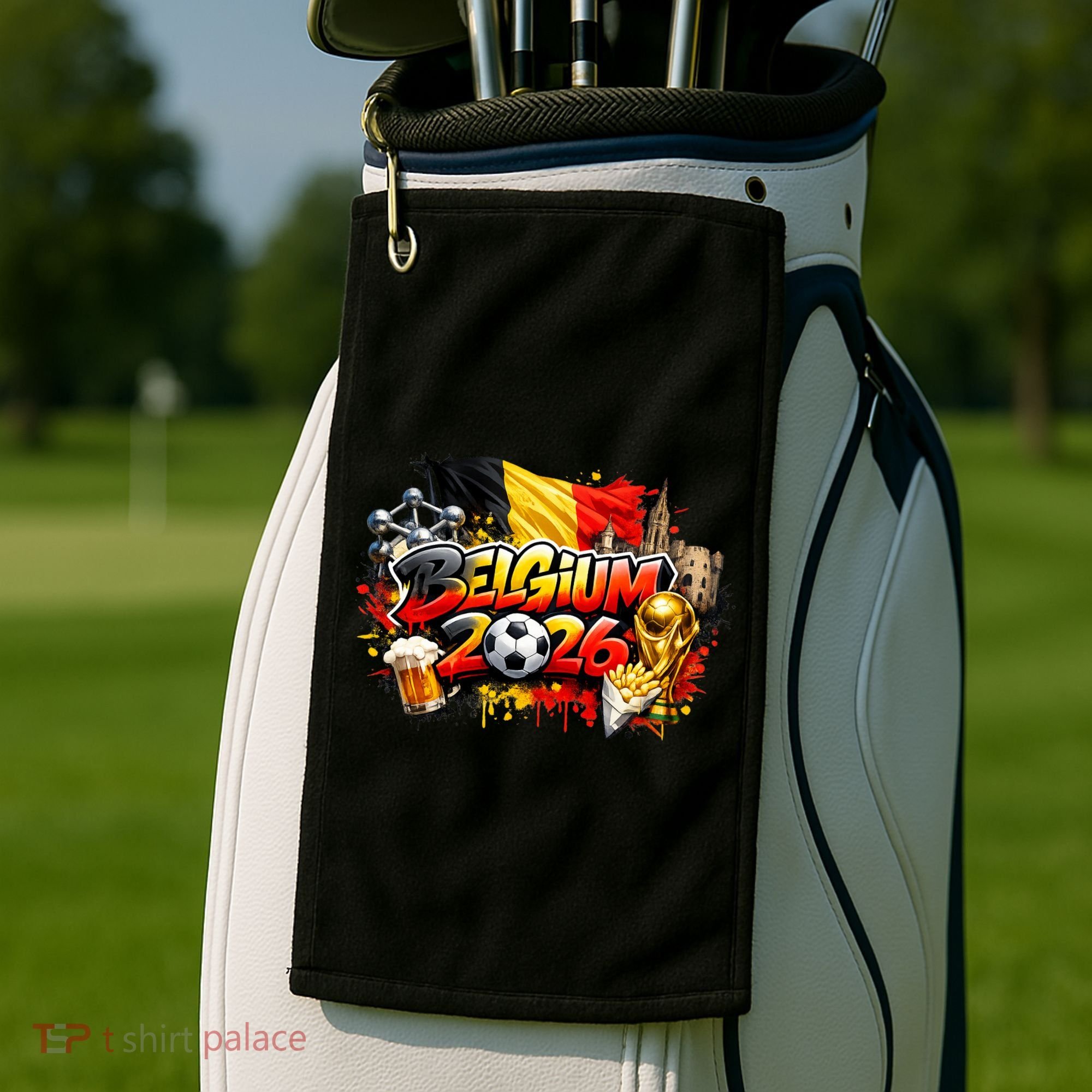 BELGIUM North America Soccer Tournament 2026 Golf Towel