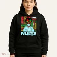 Black Nurse Black History Juneteenth Melanin Hoodie thumb 5