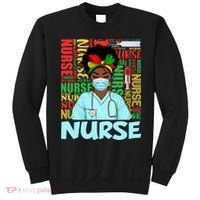 Black Nurse Black History Juneteenth Melanin Sweatshirt thumb 0