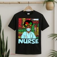 Black Nurse Black History Juneteenth Melanin T-Shirt thumb 2