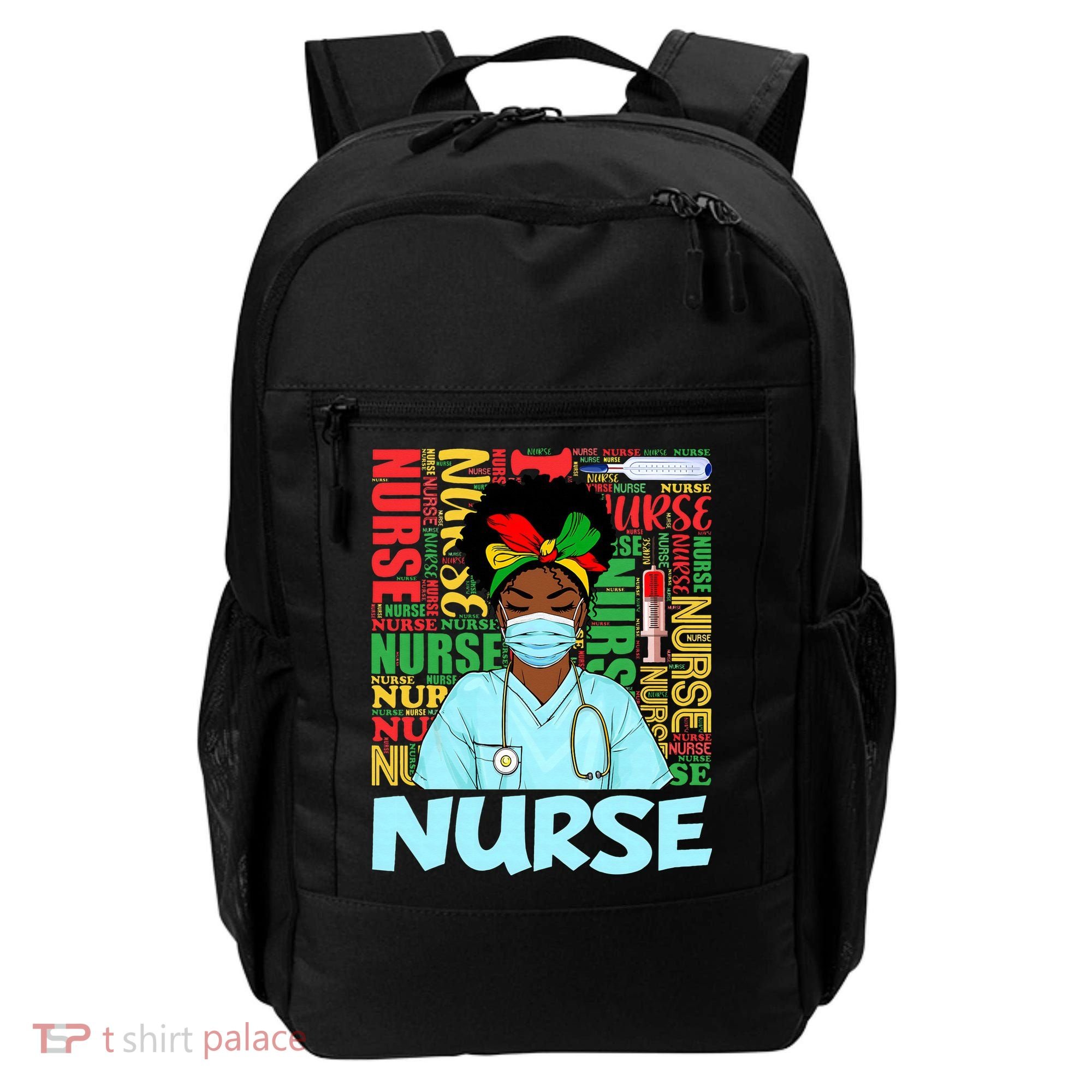 Black Nurse Black History Juneteenth Melanin Backpack