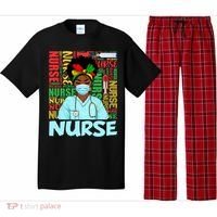 Black Nurse Black History Juneteenth Melanin Pajama Set thumb 0