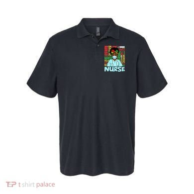 Black Nurse Black History Juneteenth Melanin Polo
