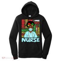 Black Nurse Black History Juneteenth Melanin Women's Hoodie thumb 0