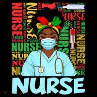 Black Nurse Black History Juneteenth Melanin Mousepad thumb 1