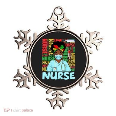 Black Nurse Black History Juneteenth Melanin Ornament