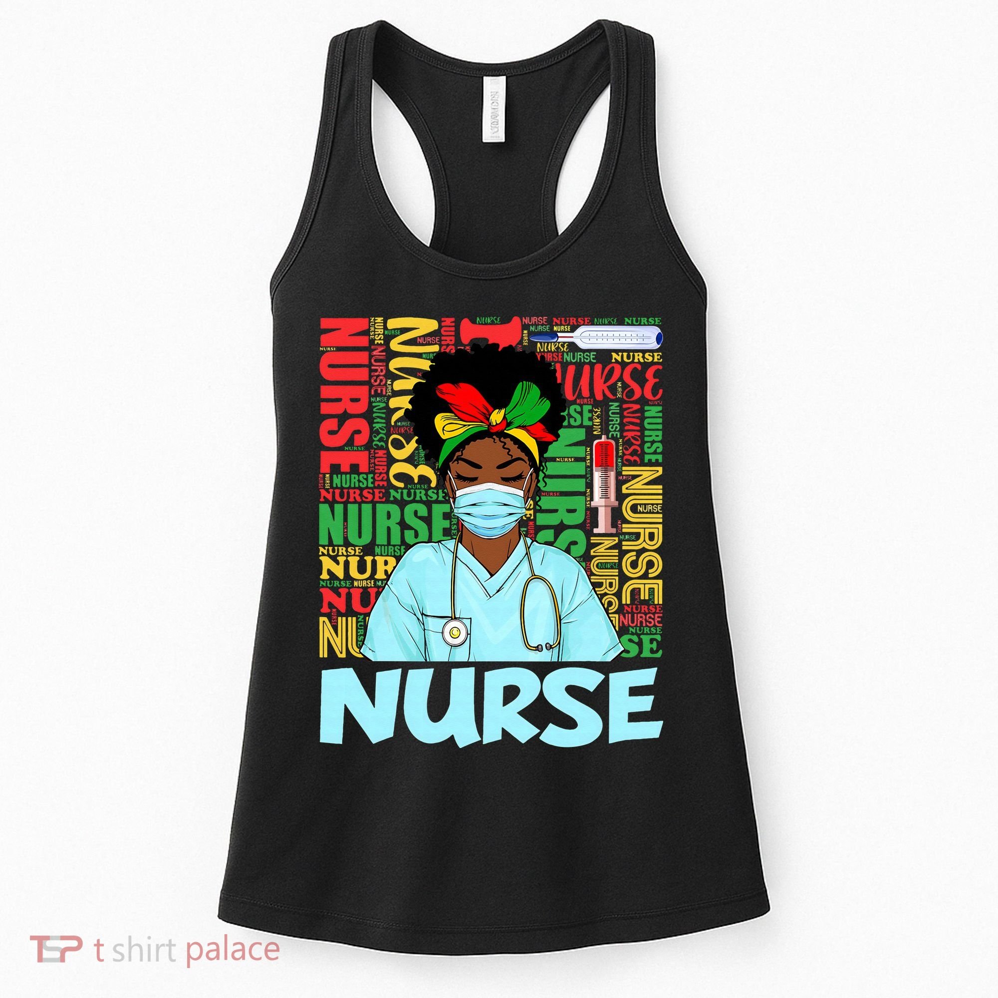 Black Nurse Black History Juneteenth Melanin Women's Tank Top