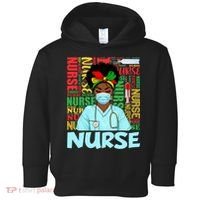 Black Nurse Black History Juneteenth Melanin Toddler Hoodie thumb 0