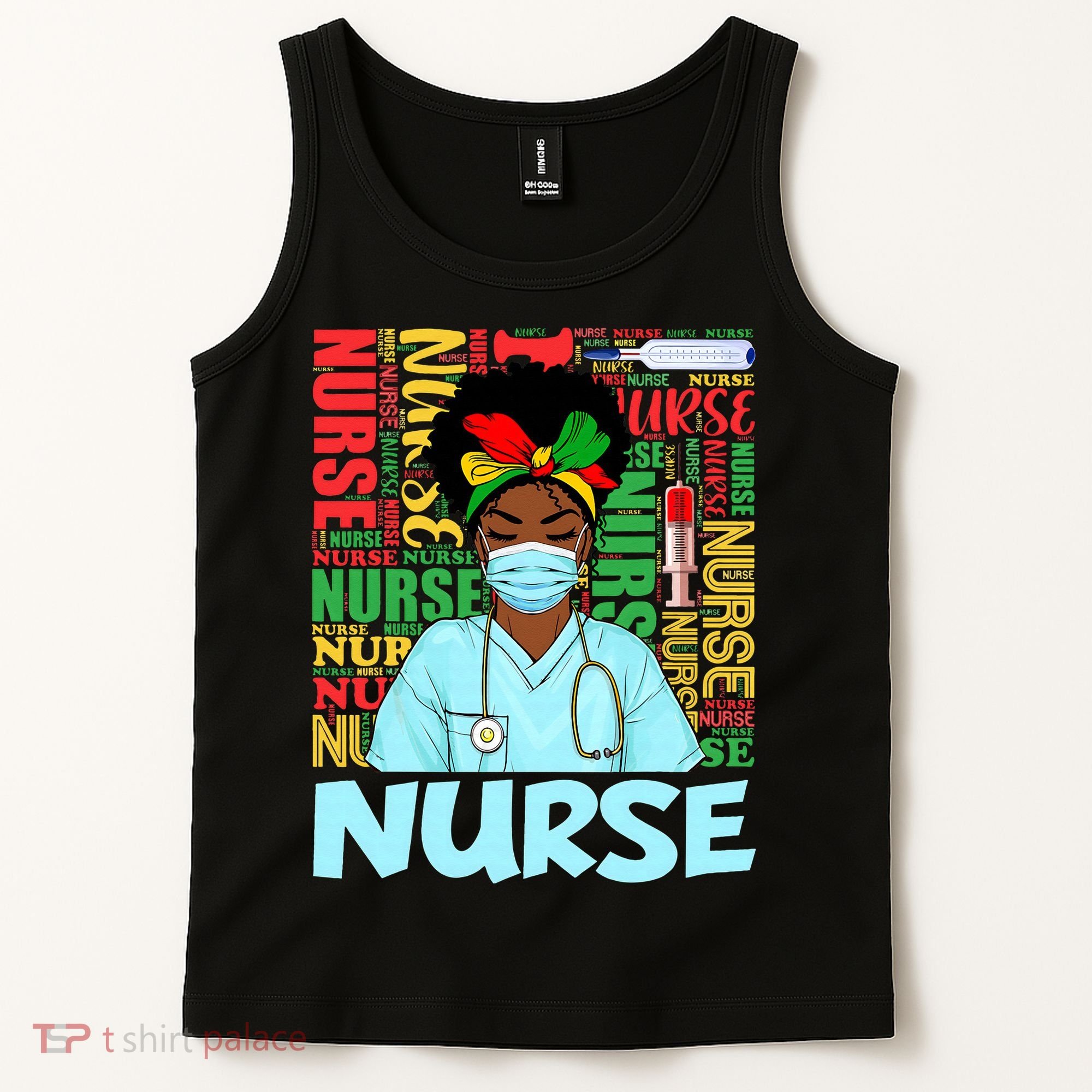 Black Nurse Black History Juneteenth Melanin Tank Top