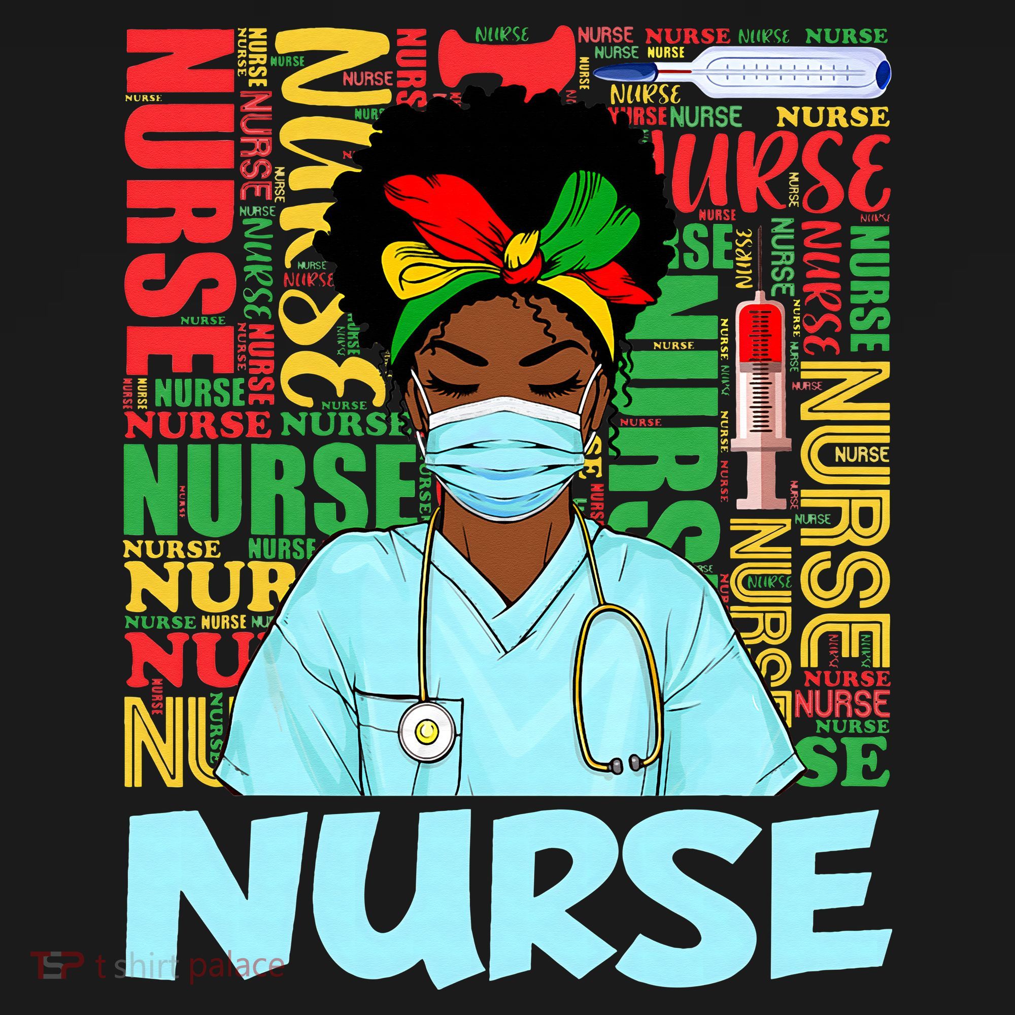 Black Nurse Black History Juneteenth Melanin Kids Hoodie