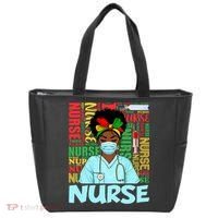 Black Nurse Black History Juneteenth Melanin Tote Bag thumb 0