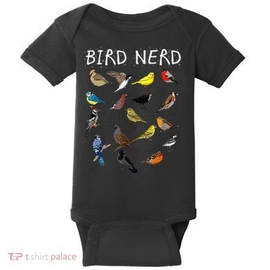 Bird Nerd Baby Bodysuit