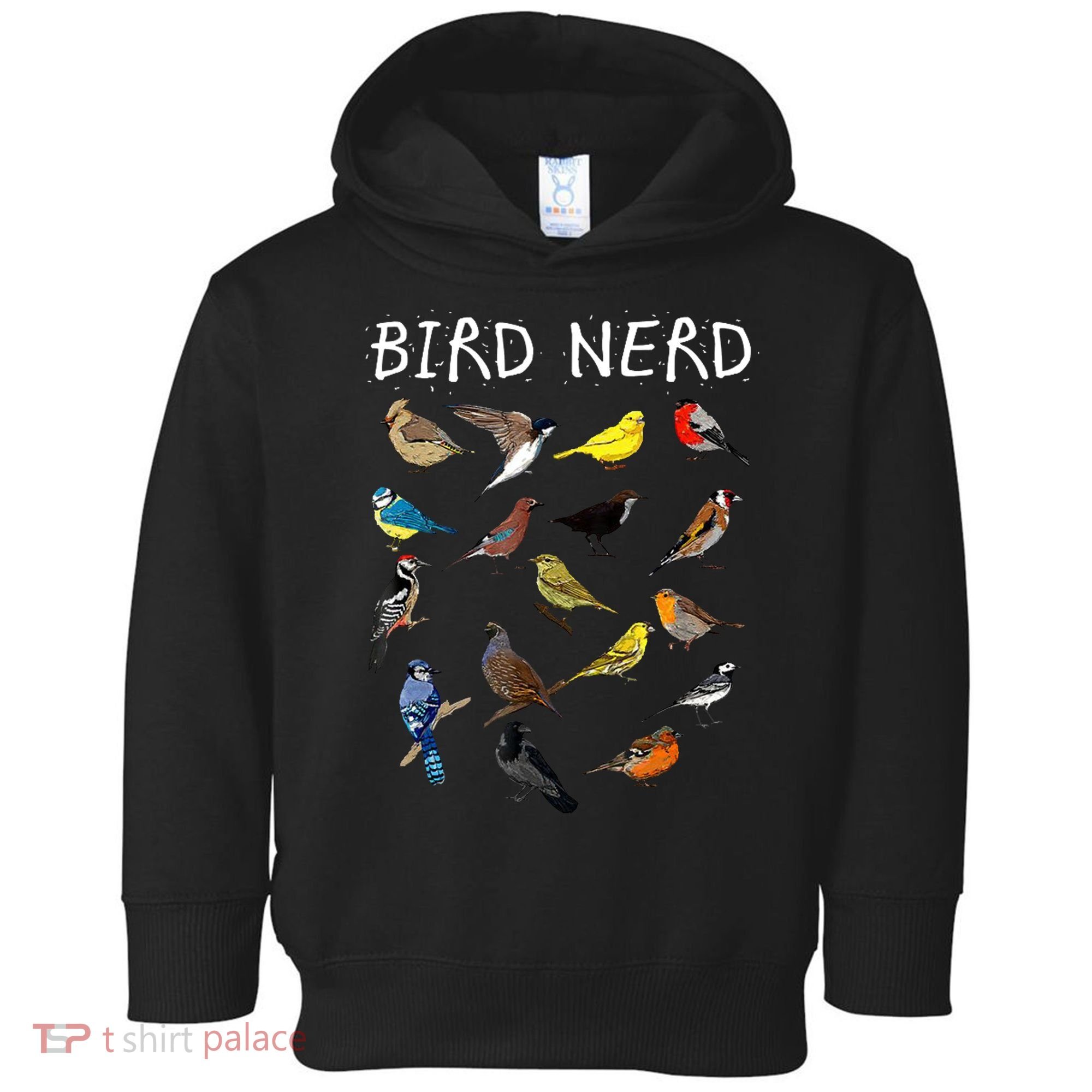 Bird Nerd Toddler Hoodie