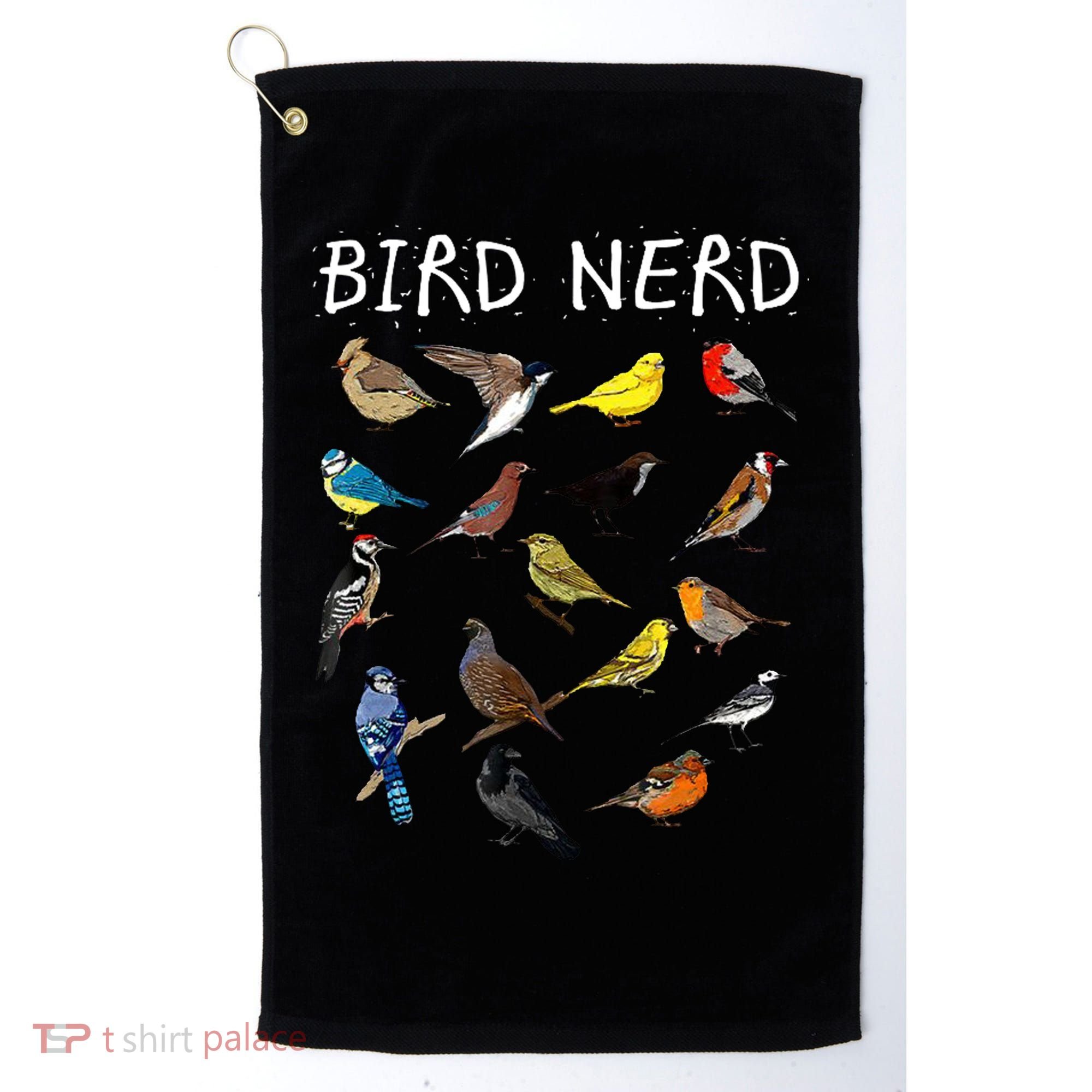Bird Nerd Golf Towel