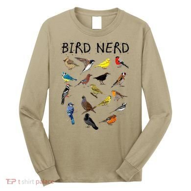 Bird Nerd Long Sleeve Shirt