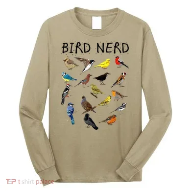 Bird Nerd Long Sleeve Shirt