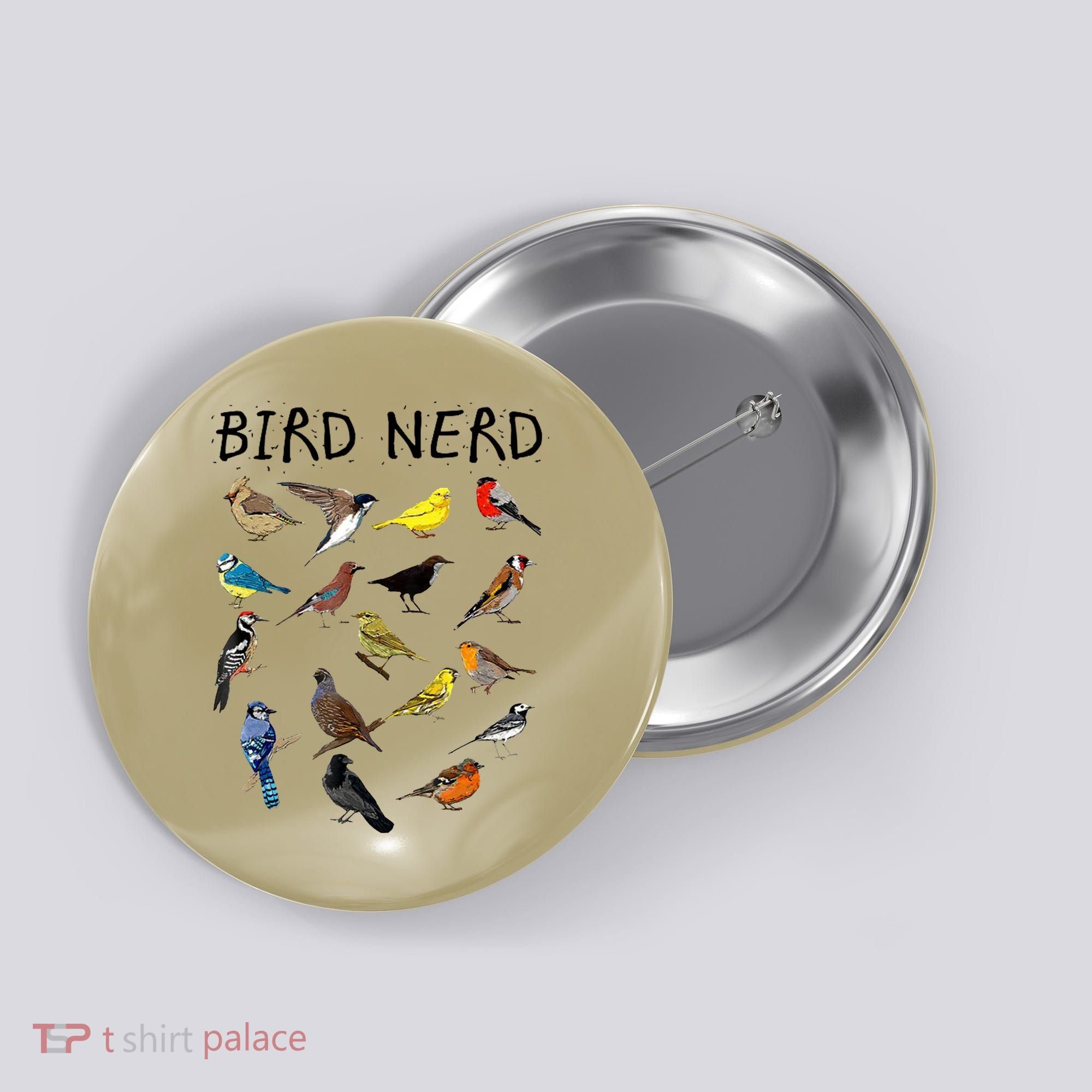 Bird Nerd Button