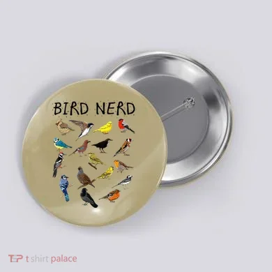 Bird Nerd Button