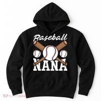 Baseball Nana Batter Sport Baseball Player Grandma Baseball Hoodie thumb 0