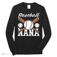 Baseball Nana Batter Sport Baseball Player Grandma Baseball Long Sleeve Shirt thumb 0