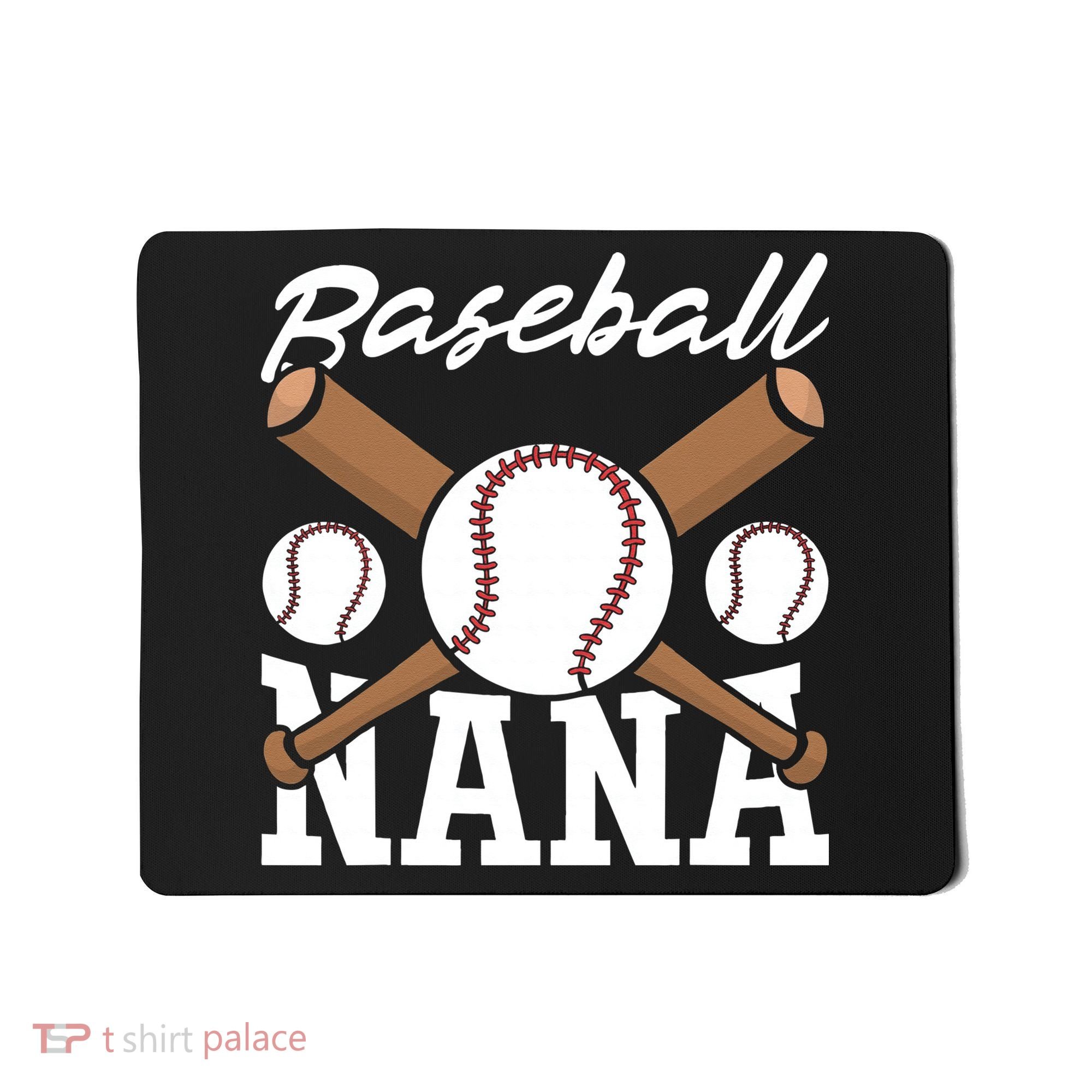 Baseball Nana Batter Sport Baseball Player Grandma Baseball Mousepad