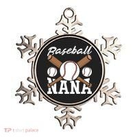 Baseball Nana Batter Sport Baseball Player Grandma Baseball Ornament thumb 0