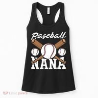 Baseball Nana Batter Sport Baseball Player Grandma Baseball Women's Tank Top thumb 0