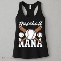 Baseball Nana Batter Sport Baseball Player Grandma Baseball Women's Tank Top thumb 3