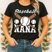Baseball Nana Batter Sport Baseball Player Grandma Baseball Women's T-Shirt thumb 2